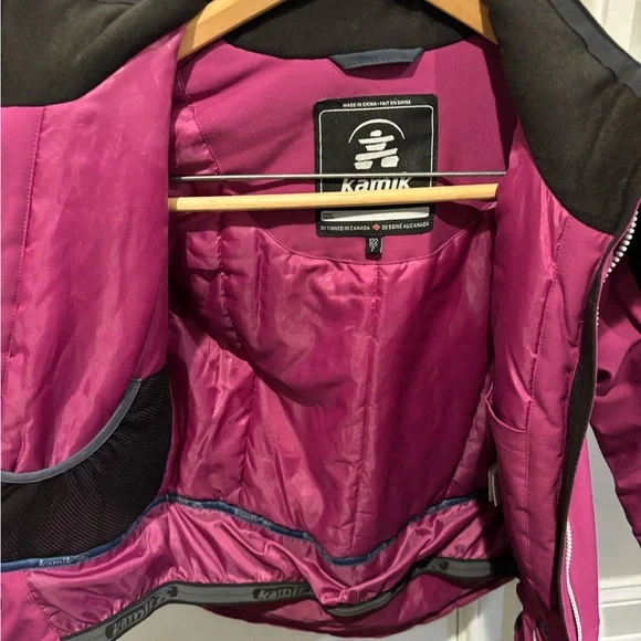 Kamik Waterproof Winter Coat Size 7 - Picture 3 of 5
